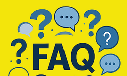 Ein Bild zum Thema Fragen mit Symbolen und Fragezeichen 